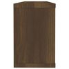 vidaXL W&uuml;rfelregale 2 Stk. Braun Eichen-Optik 60x15x23cm Holzwerkstoff