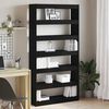 vidaXL B&uuml;cherregal Schwarz 100 x 30 x 198 cm Holzwerkstoff