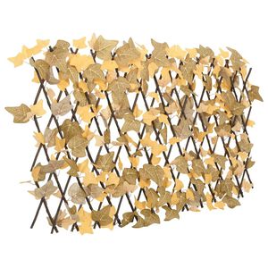 vidaXL Rankgitter mit K&uuml;nstlichen Ahornbl&auml;ttern Erweiterbar 180x60 cm