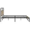 vidaXL Metallbett ohne Matratze R&auml;uchereiche 193x203 cm