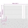 vidaXL Zaun mit Pfosten Grau 1,5 x 10 m Stahl und PVC