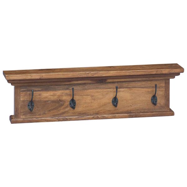 vidaXL Wandmontierter Kleiderst&auml;nder Natur 70 x 10 x 20 cm