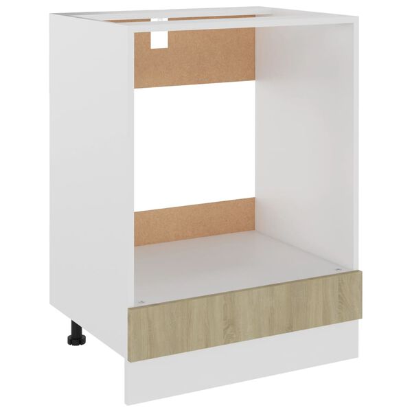 vidaXL Herdumbauschrank Lyon Sonoma-Eiche 60x46x81,5 cm Holzwerkstoff