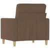vidaXL Sofasessel Braun 60 cm Stoff