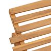 vidaXL Sonnenliege Braun 198 x 55 x 58,5 cm Massivholz Teak