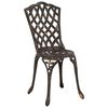 vidaXL Garten Essgruppe 5 pcs Bronze Aluminium