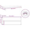 vidaXL Wandregale 2 Stk. 100x40x3 cm Silbern Edelstahl