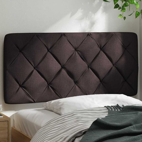 vidaXL Kopfteil-Kissen Dunkelbraun 100 cm Stoff