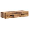 vidaXL Wandmontierter Beistelltisch Altholz 87,5 x 34,5 x 17 cm