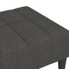 vidaXL Fu&szlig;hocker Dunkelgrau 78x56x32 cm Stoff