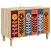vidaXL TV-Schrank ESSEN 69 x 33 x 50 cm Sonoma Holzwerkstoff