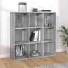 vidaXL B&uuml;cherschrank Grau Sonoma-Eiche 98x29x97,5 cm