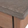 vidaXL Konsolentisch Tannenholz Massiv 122 x 35 x 80 cm
