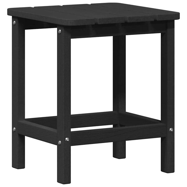 vidaXL Beistelltisch Schwarz 38 x 38 x 46 cm Polyethylen
