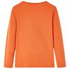 Kinder-Langarmshirt Dunkelorange 92
