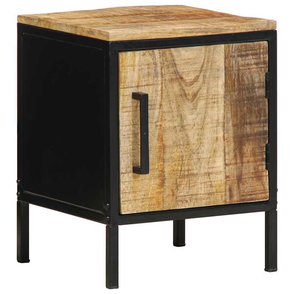 vidaXL Nachttisch 2 pcs Braun und Schwarz 30 x 30 x 40 cm