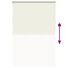vidaXL Verdunkelungsrollo Cremewei&szlig; 165x210cm Stoffbreite 161,6cm