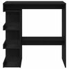 vidaXL Bartisch Schwarz Eichen-Optik 100 x 48 x 101,5 cm Holzwerkstoff