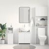 vidaXL Badezimmerschrank Wei&szlig; 60x33x61 cm Holzwerkstoff