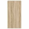 vidaXL TV-Wandschrank mit LED-Leuchten Sonoma-Eiche 40,5x35x80 cm