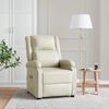 vidaXL Massagesessel Creme Kunstleder