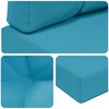 vidaXL Sofakissen f&uuml;r drau&szlig;en 2 pcs K&ouml;nigsblau Polyester