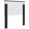 vidaXL Kopfteil mit Kopfteil Schwarz Eichen-Optik 75 cm Holzwerkstoff