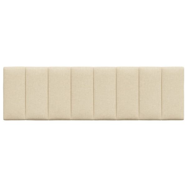 vidaXL Kopfteil-Kissen "Hanko" Creme 160 cm Stoff