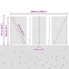vidaXL Zaunpfosten Silber 50 x 1,6 m (13 mm Maschen) Stahl