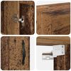 vidaXL Wandschrank Altholz 69,5 x 34 x 90 cm Holzwerkstoff