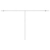 vidaXL Standmarkise Manuell Einziehbar 400x350 cm Blau/Wei&szlig;
