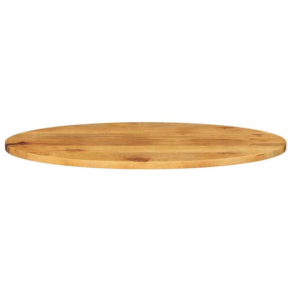 vidaXL Tischplatte 140x50x3,8 cm Oval Massivholz Mango