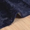 vidaXL Teppich Shaggy Hochflor NAVARRA Marineblau 120x170 cm Polyester