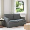 vidaXL Sofa 120cm Dunkelgrau Metall