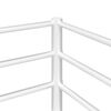 vidaXL Etagenbett ohne Matratze Wei&szlig; 80x200 cm Stahl