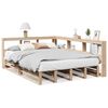 vidaXL Massivholzbett mit Regal ohne Matratze 150x200 cm Kiefer