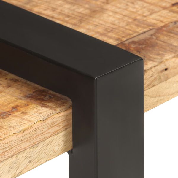 vidaXL TV-Schrank 160x40x40 cm Raues Mango-Massivholz