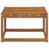vidaXL Outdoor-Fu&szlig;hocker Massivholz Akazie Natur 59 x 59 x 37 cm