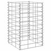 vidaXL Gabionen-Hochbeete 3 Stk. 30x30x50 cm Eisen