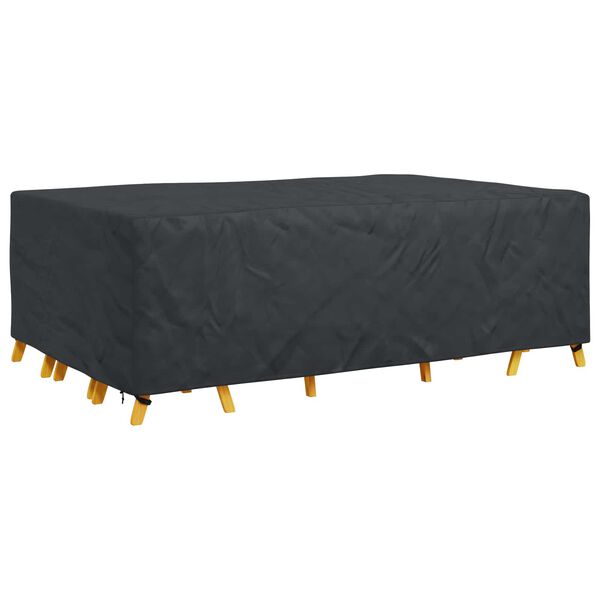vidaXL M&ouml;belbezug Uni Schwarz 300 x 200 x 90 cm 420D