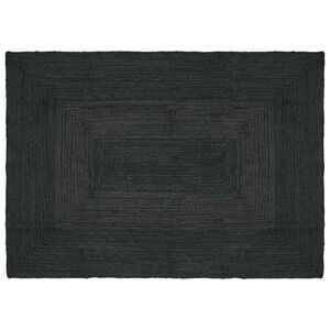 vidaXL Bereichsteppich Dunkelgrau 120 x 170 cm Jute