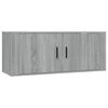 vidaXL 6-tlg. TV-Schrank-Set Grau Sonoma Holzwerkstoff