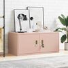 vidaXL Aufbewahrungsschrank Rosa 90 x 40 x 40 cm Stahl
