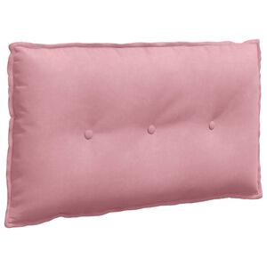 vidaXL R&uuml;ckenkissen Rosa 80 x 50 cm Cordstoff