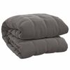 vidaXL Gewichtsdecke Grau 220x235 cm 11 kg Stoff