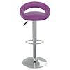 vidaXL Barhocker Lila Kunstleder