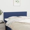 vidaXL Kopfteile Blau 144x5x78/88 cm Stoff