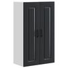 vidaXL Geschirrsp&uuml;lerfront Kalmar Schwarz 60 x 31 x 100 cm