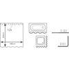 RIDDER Duschvorhang Bambus 180x200 cm
