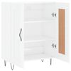 vidaXL Sideboard Hochglanz-Wei&szlig; 69,5x34x90 cm Holzwerkstoff